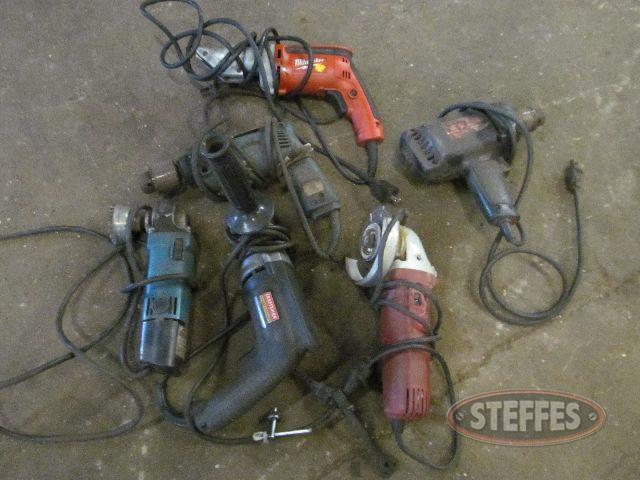 Lot of grinders, shear, - drills, Milwaukee shear, Craftsman drills, Makita drill, _7.JPG